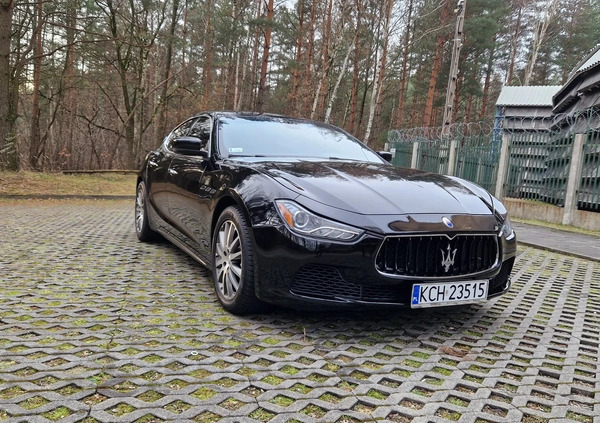 Maserati Ghibli cena 109000 przebieg: 134000, rok produkcji 2014 z Kraków małe 466